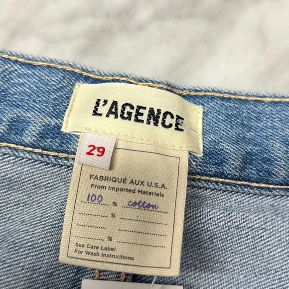 SOLD Lagence NWT Jolene Mini Skirt in Reseda Size 29 - Picture 5 of 12